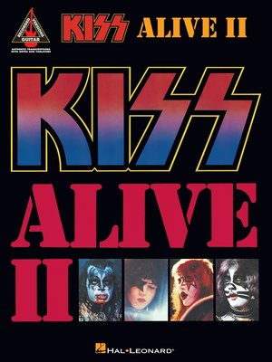 cover image of Kiss--Alive II (Songbook)